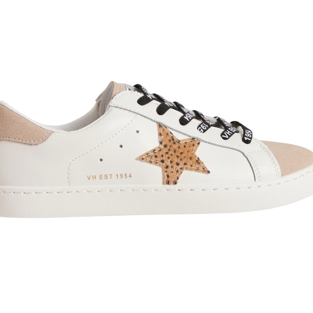 VINTAGE HAVANA  Carla Sneakers, White Taupe Multi Women Sizes  NIB - Picture 3 of 6